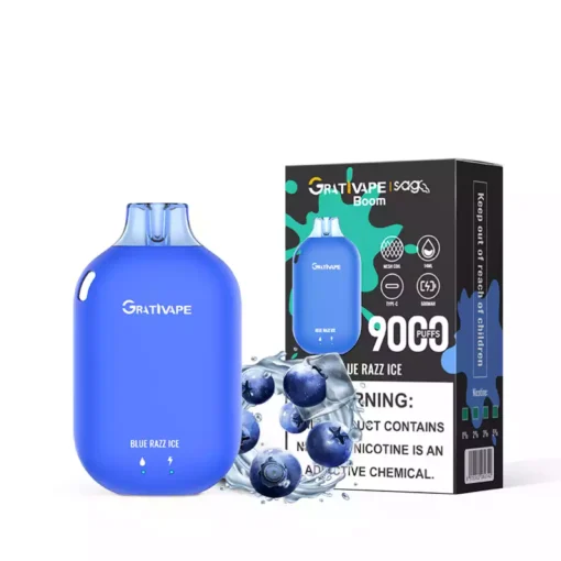 Grativape Boom 9000 Puffs Original Factory Wholesale Disposable Vape Pen Support OEM ODM 10 Flavors 14