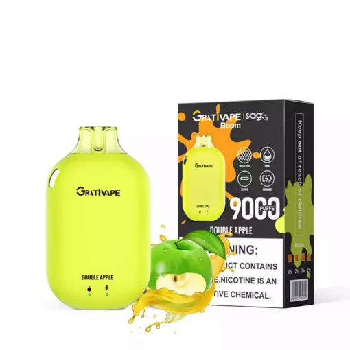 Grativape Boom 9000 Puffs Original Factory Wholesale Disposable Vape Pen Support OEM ODM 10 Flavors 15