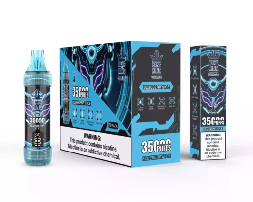 High-Quality BANG KING 35000 Puffs Disposable Vape with Type C Charging and 23ml E-liquid