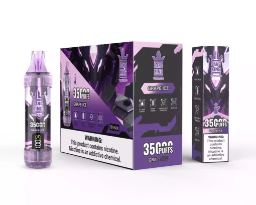 High-Quality BANG KING 35000 Puffs Disposable Vape with Type C Charging and 23ml E-liquid