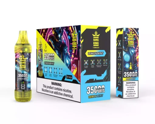 High-Quality BANG KING 35000 Puffs Disposable Vape with Type C Charging and 23ml E-liquid