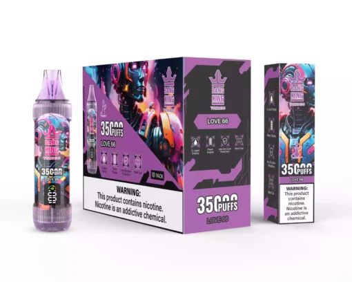 High-Quality BANG KING 35000 Puffs Disposable Vape with Type C Charging and 23ml E-liquid